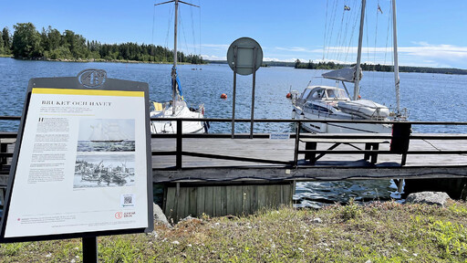 Premiär för talande digital guide i Axmar bruk